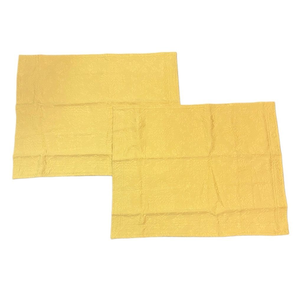 The Company Store Yellow Quilt Standard Shams
